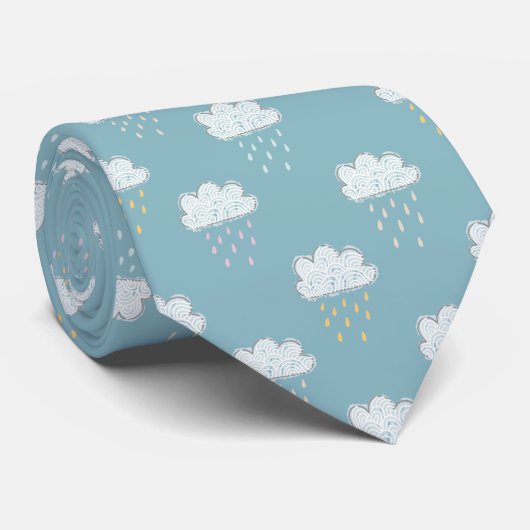 Rainy day, regenwolk stropdas (Opgerold)