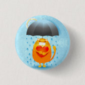 Rainy Day Ronde Button 3,2 Cm (Voorkant)