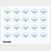 Rainy Day Ronde Sticker (Vel)