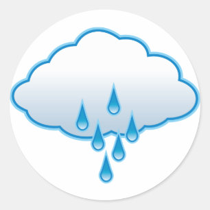 Rainy Day Ronde Sticker