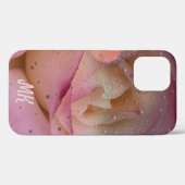Rainy Day Roos iPhone Case (Achterkant (horizontaal))