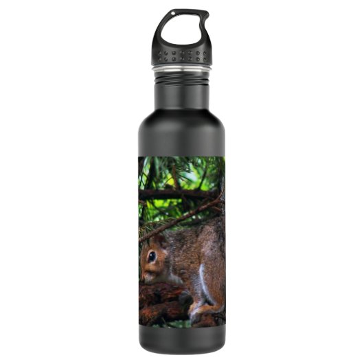 Rainy Day Squirrel Liberty Bottle Waterfles (Voorkant)