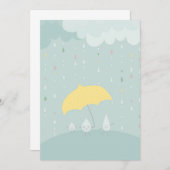 Rainy Day Stationery Notitiekaartje (Voorkant / Achterkant)