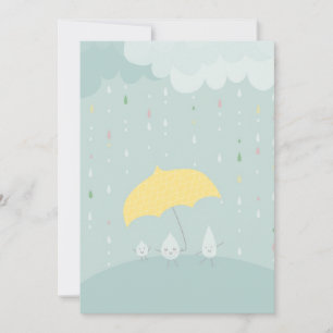 Rainy Day Stationery Notitiekaartje