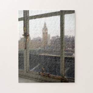 Rainy Day Uitzicht op Big Ben - London Puzzle Legpuzzel
