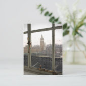 Rainy Day Uitzicht over Big Ben - London Briefkaar Briefkaart (Staand voorkant)