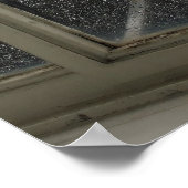 Rainy Day Uitzicht over Big Ben - London Poster (Hoek)