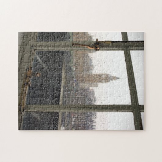 Rainy Day Uitzicht van Big Ben - 11x14 - 252 pc Legpuzzel (Horizontaal)