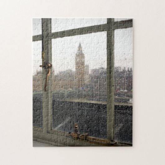 Rainy Day Uitzicht van Big Ben - 11x14 - 252 pc Legpuzzel (Verticaal)
