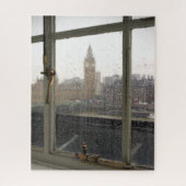 Rainy Day Uitzicht van Big Ben - 16x20 - 520 pc Legpuzzel (Verticaal)