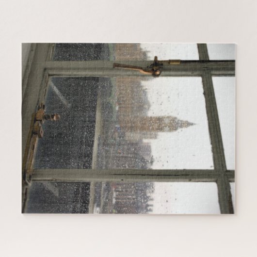 Rainy Day Uitzicht van Big Ben - 16x20 - 520 pc Legpuzzel (Horizontaal)