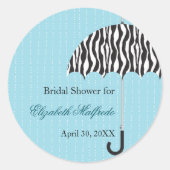 Rainy Day Vrijgezellenfeest Sticker (Voorkant)