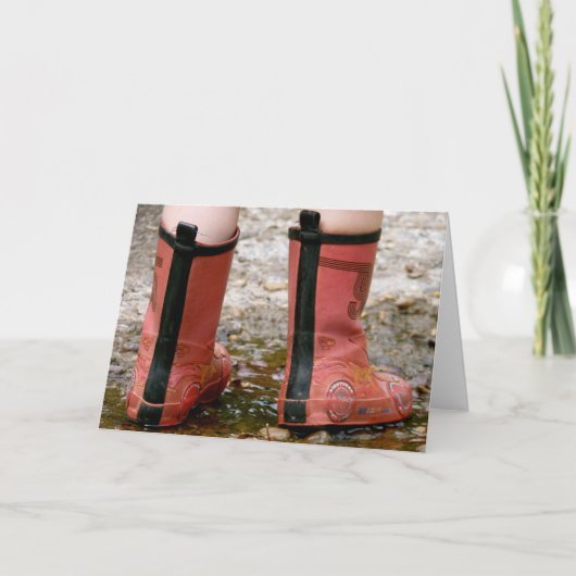 Rainy Day Wenskaart Kaart (Voorkant)