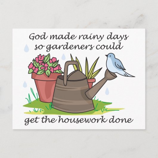 Rainy Days Briefkaart (Voorkant)