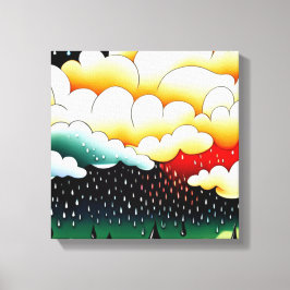 Rainy Days Canvas Afdruk