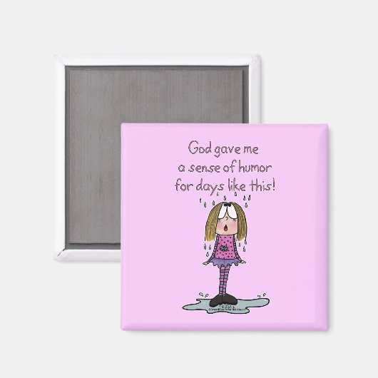 Rainy Days Magneet (Voorkant / Achterkant)