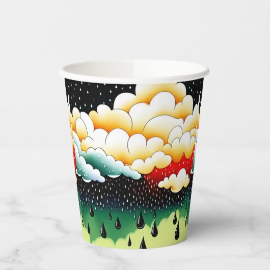 Rainy Days Papieren Bekers (Links)