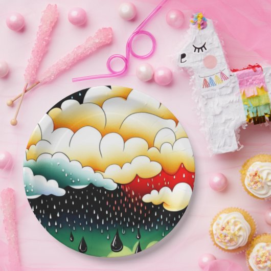 Rainy Days Papieren Bordje (Feest)
