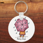 Rainy Days Sleutelhanger (Voorkant)