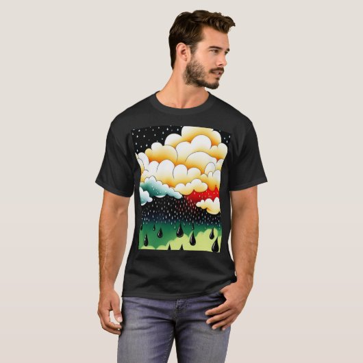 Rainy Days T-shirt (Voorkant volledig)