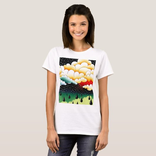 Rainy Days T-shirt (Voorkant volledig)