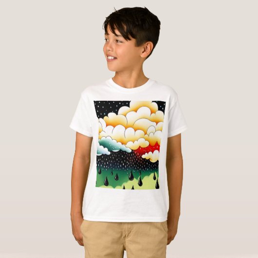 Rainy Days T-shirt (Voorkant volledig)