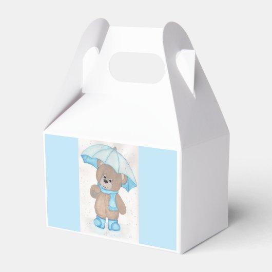 Rainy Daze Teddy Bear Bedankdoosjes (Voorkant Zijde)