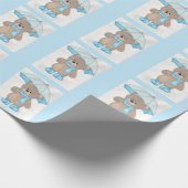 Rainy Daze Teddy Bear Cadeaupapier (Hoek)