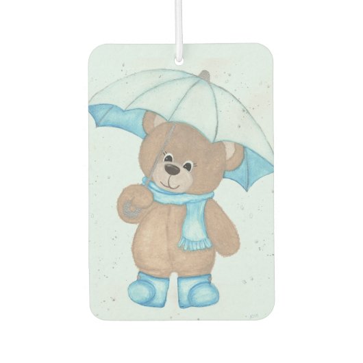 Rainy Daze Teddy Bear Luchtverfrisser (Voorkant)