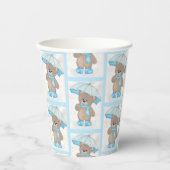 Rainy Daze Teddy Bear Papieren Bekers (Voorkant)