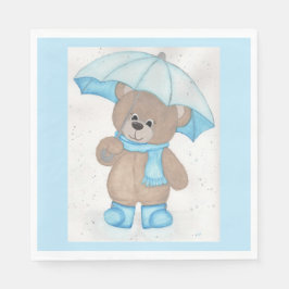 Rainy Daze Teddy Bear Servet