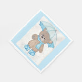 Rainy Daze Teddy Bear Servet (Hoek)