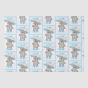 Rainy Daze Teddy Bear Tissuepapier