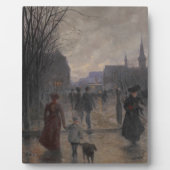 Rainy Evening on Hennepin Avenue, c.1902 Fotoplaat (Voorkant)