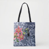 RAINY HUMMINGBIRD * TOTE BAG (Voorkant)