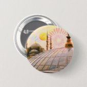 Rainy Istanbul Ronde Button 5,7 Cm (Voorkant /achterkant)