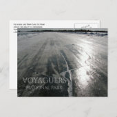 Rainy Lake Ice Road, Voyageurs National Park, MN Briefkaart (Voorkant / Achterkant)