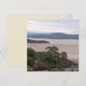 Rainy Morecambe Bay Flat Kaart (Voorkant / Achterkant)