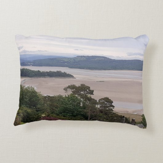 Rainy Morecambe Bay Speciaal Accent Kussen (Achterkant)