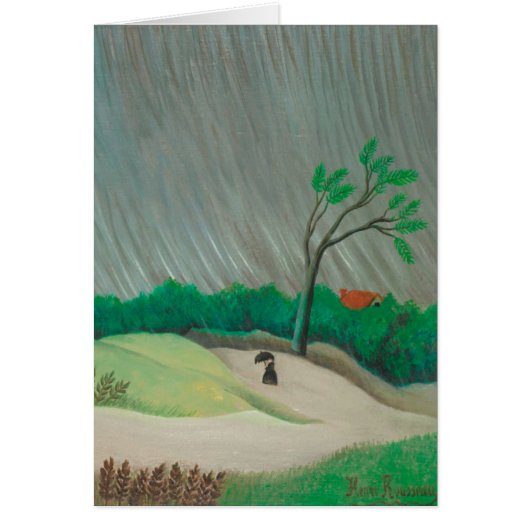 Rainy Morning Henri Rousseau,  Kunst (Voorkant)