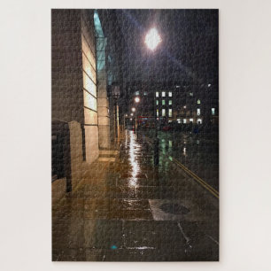 Rainy Morning in Holborn, Londen, Engeland Legpuzzel