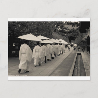 Rainy Morning in Kitano Tenman-güu Briefkaart