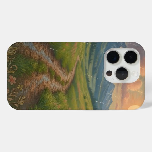 Rainy Mountain Morning Case-Mate iPhone Case (Achterkant (horizontaal))