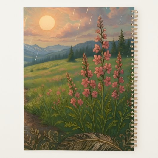 Rainy Mountain Morning Planner (Achterkant)