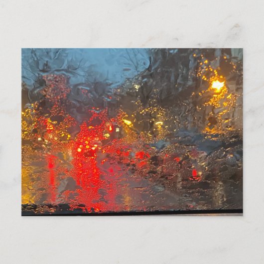 Rainy Night Briefkaart (Voorkant)