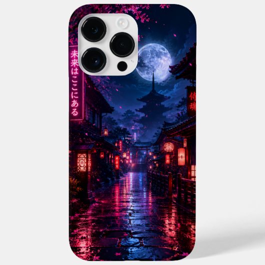 Rainy Night in Japan Cell Phone Case (Achterkant)