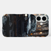 Rainy Night M-Drive Case-Mate iPhone Case (Achterkant (horizontaal))