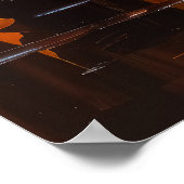 Rainy Nights, City Lights: Een mooie vrouw.. Poster (Hoek)