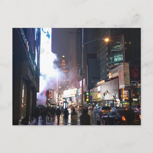 Rainy NYC Briefkaart (Voorkant)