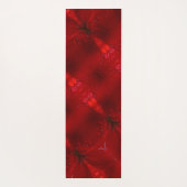 Rainy Red Dianthus 5 Yogamat (Achterkant)
